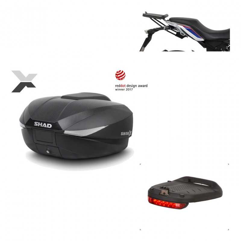 Back trunk + big top fitting + brake light  SH58X
