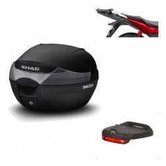 SHAD Baul trasero + herraje montaje luz de freno SH33 SH 33 KIT-182195