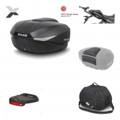 Rear trunk + mounting hardware + accessories  SH58X