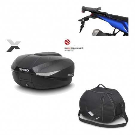SHAD Baul trasero + herraje montaje bolsa interna SH58X KIT-182545