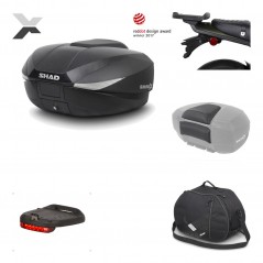 Rear trunk + mounting hardware + accessories  SH58X