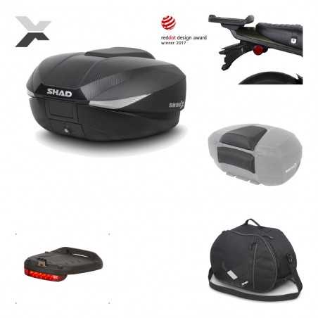 SHAD Baul trasero + herraje montaje accesorios SH58X KIT-182350