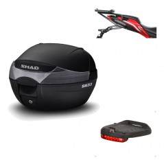 SHAD Baul trasero + herraje montaje luz de freno SH33 SH 33 KIT-182155