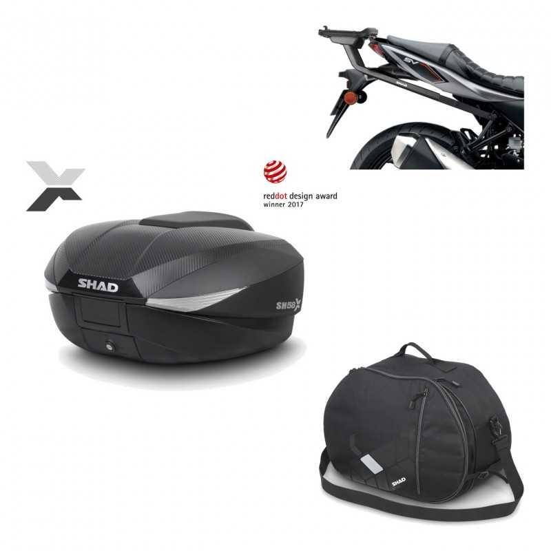 SHAD Baul trasero + herraje montaje bolsa interna SH58X KIT-182353