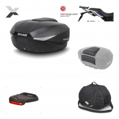 SHAD Baul trasero + herraje montaje accesorios SH58X KIT-182302