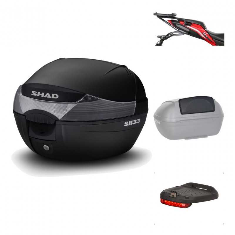 SHAD Baul trasero + herraje montaje accesorios SH33 SH 33 KIT-182157