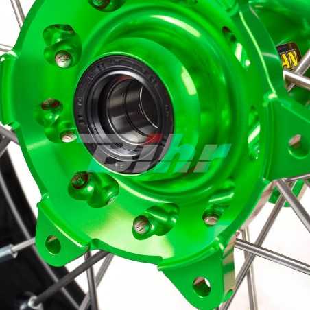 Full wheel black hoop 17-5,00 buje verde 1 26009/3/7