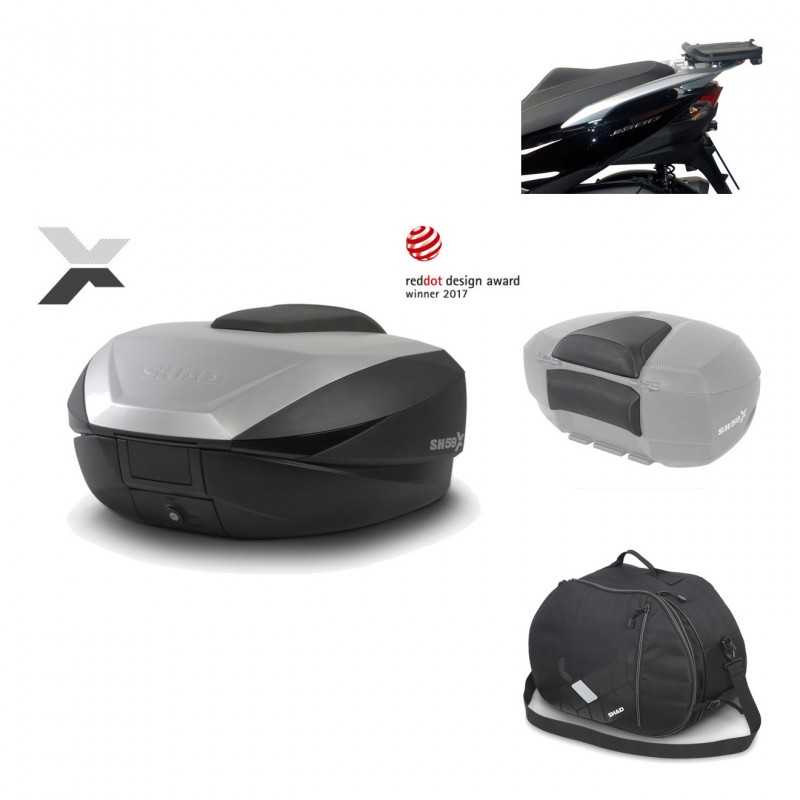 Rear trunk + mounting hardware + accessories  SH59X ALU