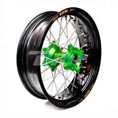 Full wheel black hoop  17-5,00 buje verde 1 26009/3/7
