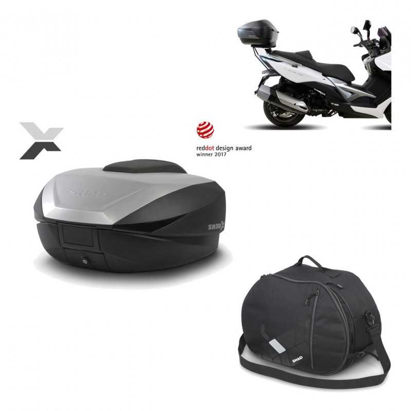 Back trunk + big top fitting + internal bag  SH59X ALU