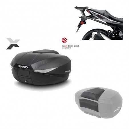 SHAD Baul trasero + herraje montaje respaldo de pasajero SH58X KIT-182355