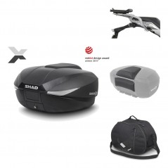 Rear trunk + mounting hardware + accessories  SH58X