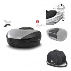 Rear trunk + mounting hardware + accessories  SH59X ALU