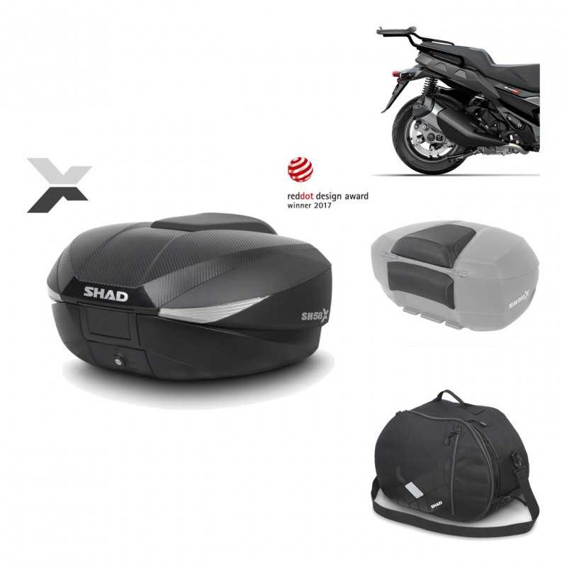 Rear trunk + mounting hardware + accessories  SH58X
