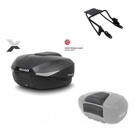 SHAD Baul trasero + herraje montaje respaldo de pasajero SH58X KIT-182551