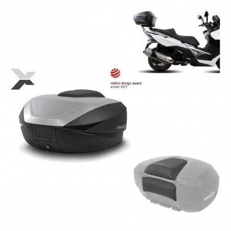 SHAD Baul trasero + herraje montaje respaldo de pasajero SH59X ALU KIT-182605