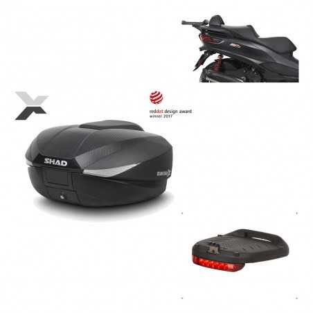 SHAD Baul trasero + herraje montaje luz de freno SH58X KIT-182360