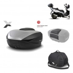Rear trunk + mounting hardware + accessories  SH59X ALU