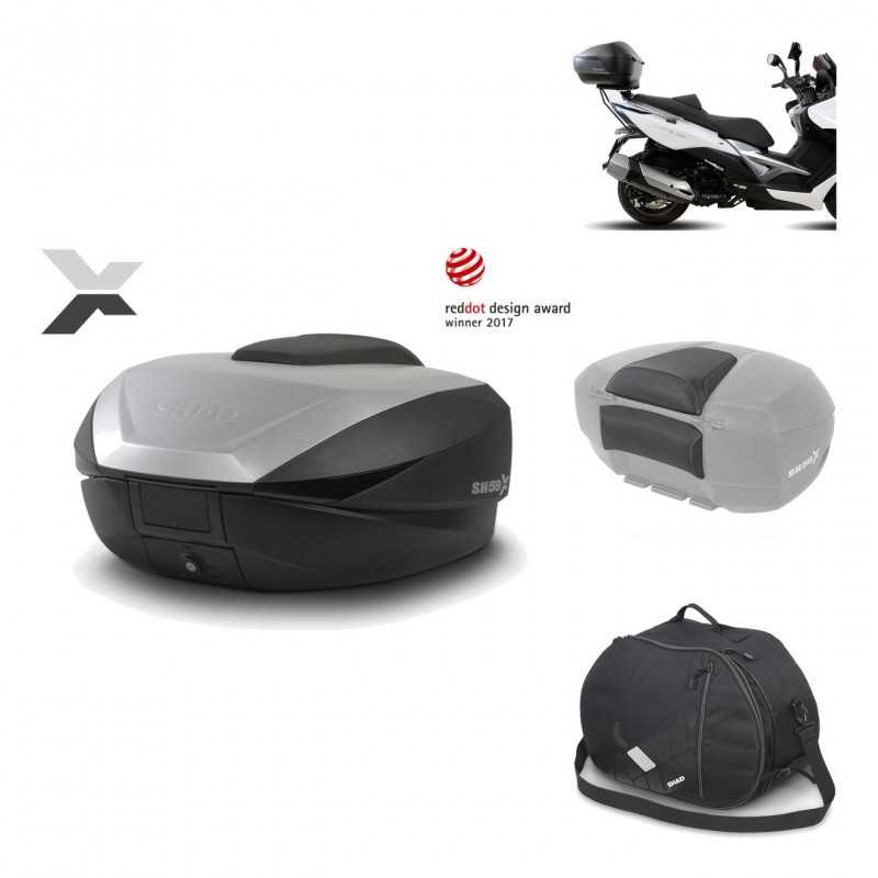 Rear trunk + mounting hardware + accessories  SH59X ALU
