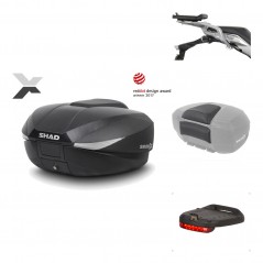 Rear trunk + mounting hardware + accessories  SH58X