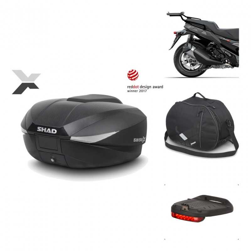 Rear trunk + mounting hardware + accessories  SH58X
