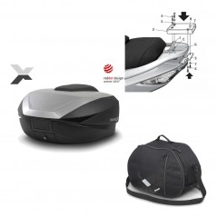 Back trunk + big top fitting + internal bag  SH59X ALU