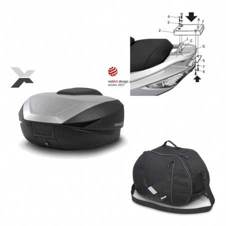 Back trunk + big top fitting + internal bag SH59X ALU