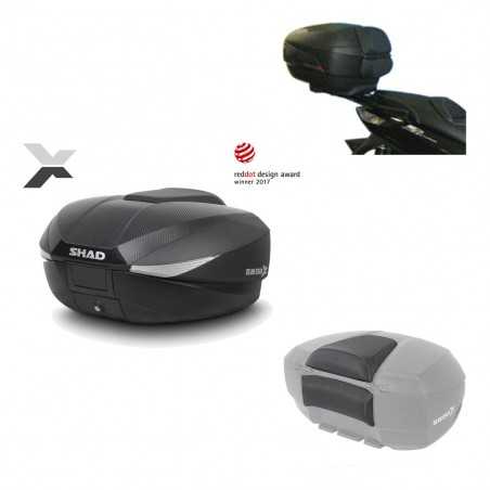SHAD Baul trasero + herraje montaje respaldo de pasajero SH58X KIT-182554