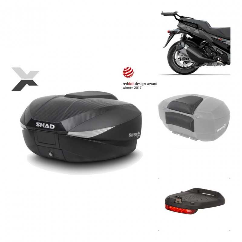Rear trunk + mounting hardware + accessories  SH58X