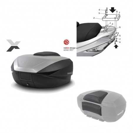 Back trunk + big top fitting + passenger support  SH59X ALU