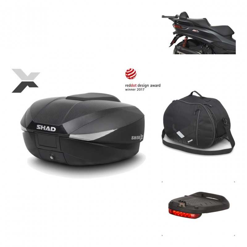Rear trunk + mounting hardware + accessories  SH58X