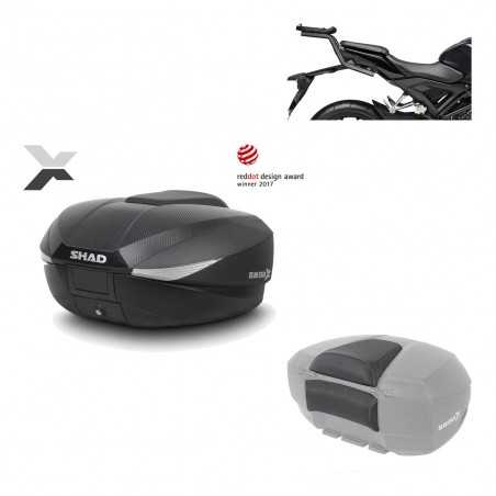 SHAD Baul trasero + herraje montaje respaldo de pasajero SH58X KIT-182559