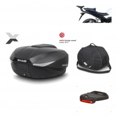 Rear trunk + mounting hardware + accessories  SH58X