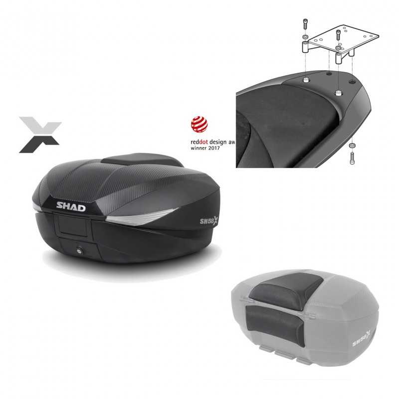 Back trunk + big top fitting + passenger support  SH58X