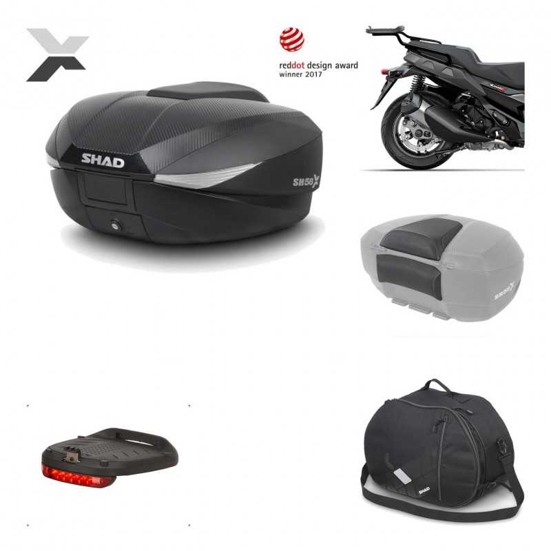 Rear trunk + mounting hardware + accessories  SH58X