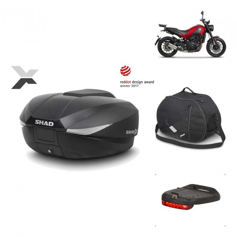 Rear trunk + mounting hardware + accessories  SH58X