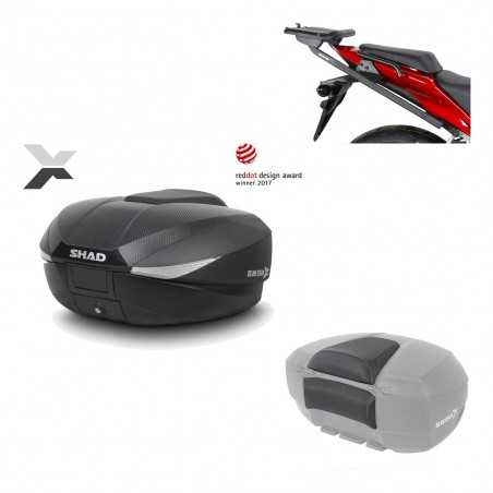 SHAD Baul trasero + herraje montaje respaldo de pasajero SH58X KIT-182263