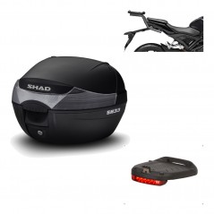 SHAD Baul trasero + herraje montaje luz de freno SH33 SH 33 KIT-182215