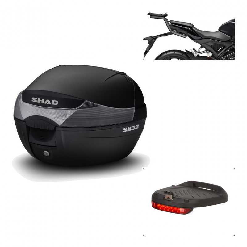 SHAD Baul trasero + herraje montaje luz de freno SH33 SH 33 KIT-182215