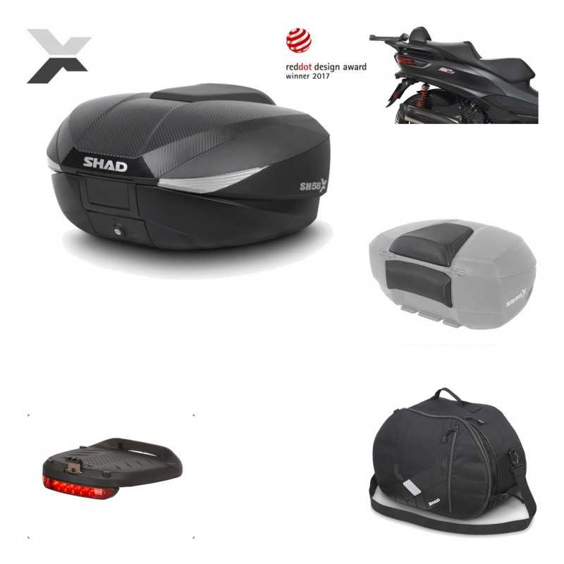 Rear trunk + mounting hardware + accessories  SH58X