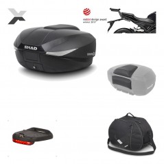 Rear trunk + mounting hardware + accessories  SH58X