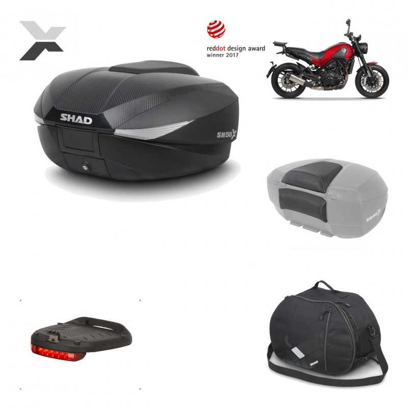 SHAD Baul trasero + herraje montaje accesorios SH58X KIT-182318