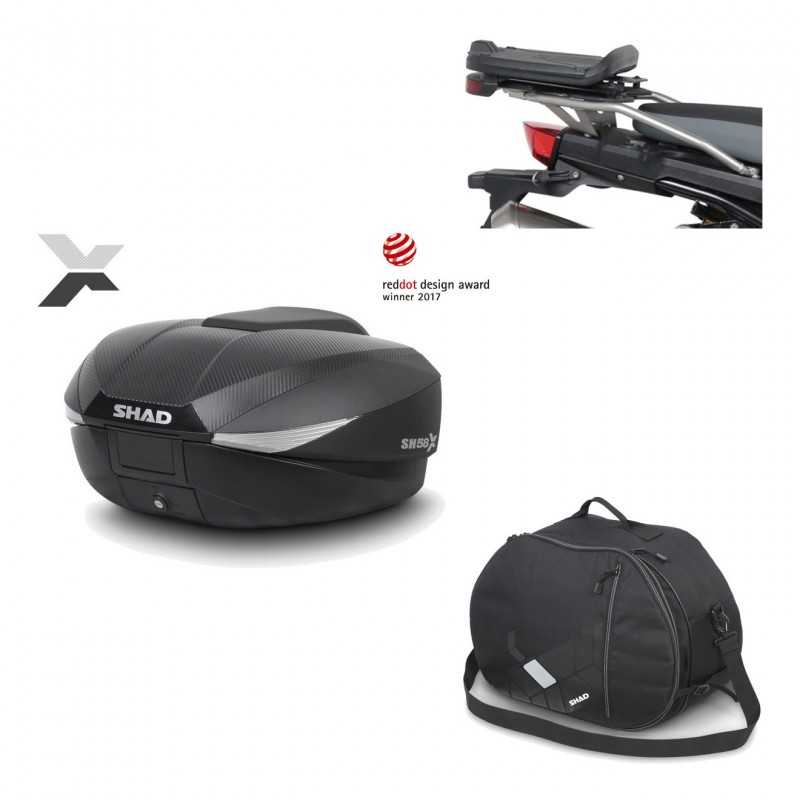 SHAD Baul trasero + herraje montaje bolsa interna SH58X KIT-182369