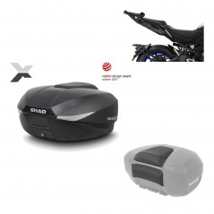 SHAD Baul trasero + herraje montaje respaldo de pasajero SH58X KIT-182467
