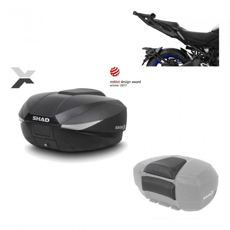 SHAD Baul trasero + herraje montaje respaldo de pasajero SH58X KIT-182467