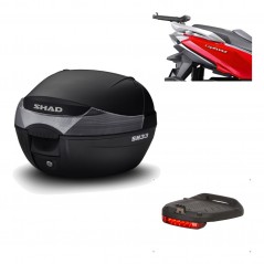 SHAD Baul trasero + herraje montaje luz de freno SH33 SH 33 KIT-182219