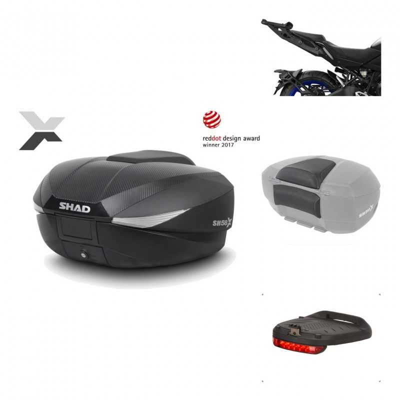 Rear trunk + mounting hardware + accessories  SH58X