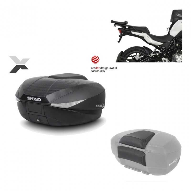 SHAD Baul trasero + herraje montaje respaldo de pasajero SH58X KIT-182269