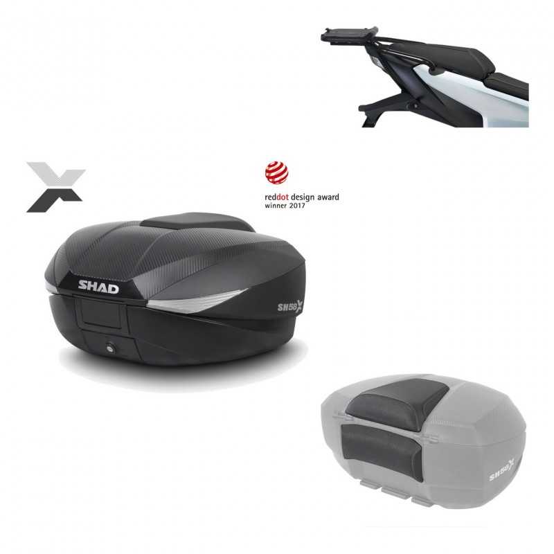 SHAD Baul trasero + herraje montaje respaldo de pasajero SH58X KIT-182419