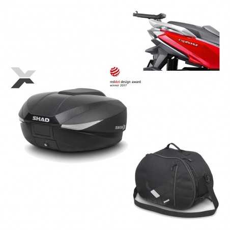 SHAD Baul trasero + herraje montaje bolsa interna SH58X KIT-182565